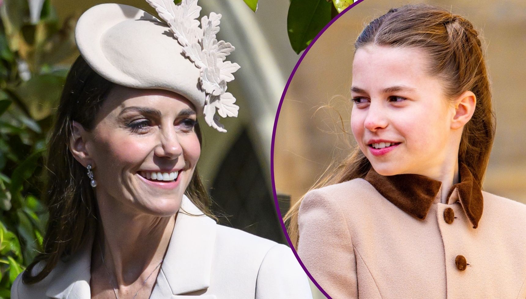 'Iconic' moment of Kate Middleton with Princess Charlotte caught on camera at royal Easter service