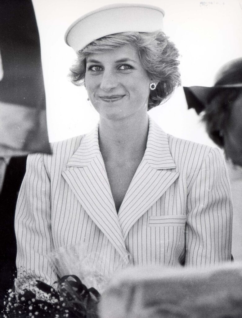 Princess Diana during Australia tour