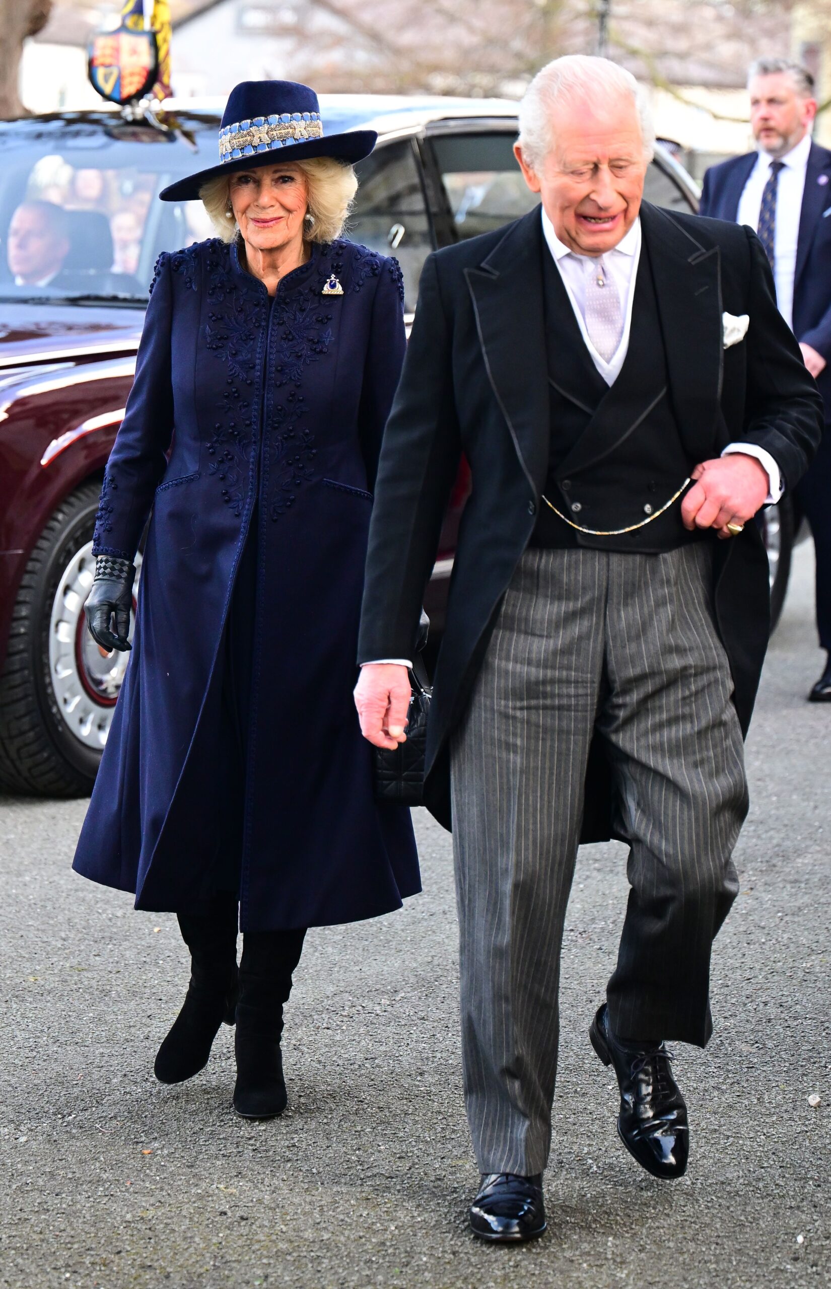 Queen Camilla and King Charles at Maundy Thursday service