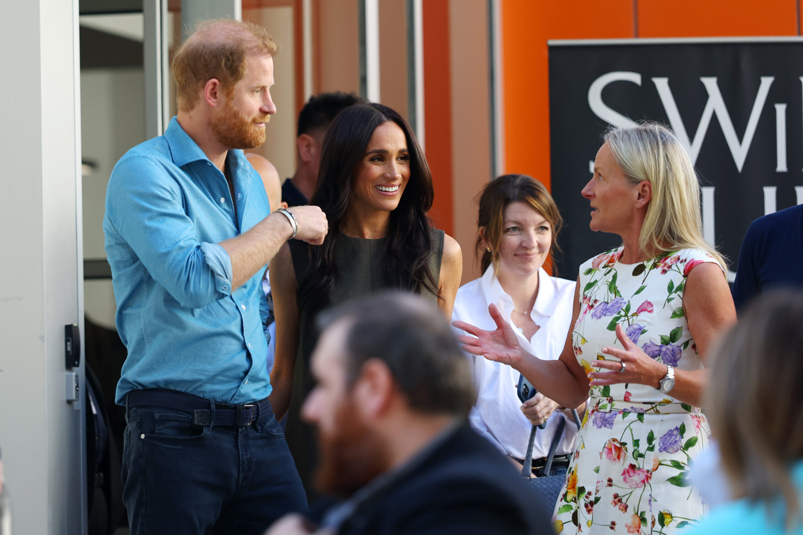 Prince Harry and Meghan Markle during visit in Australia