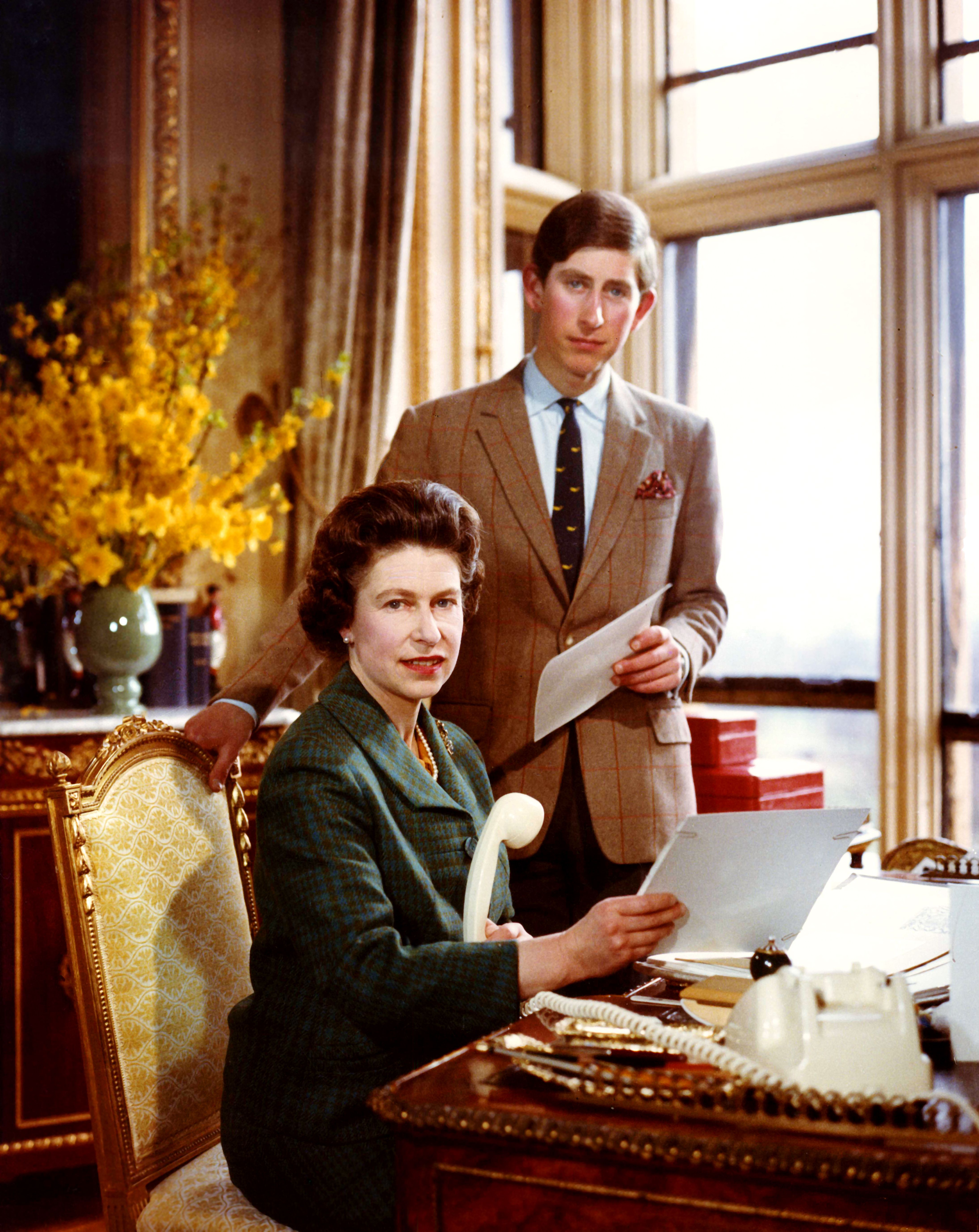 Prince Charles and Queen Elizabeth