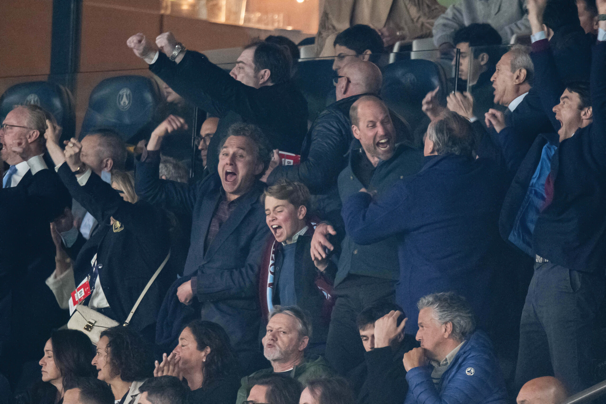 Prince William at Aston Villa match