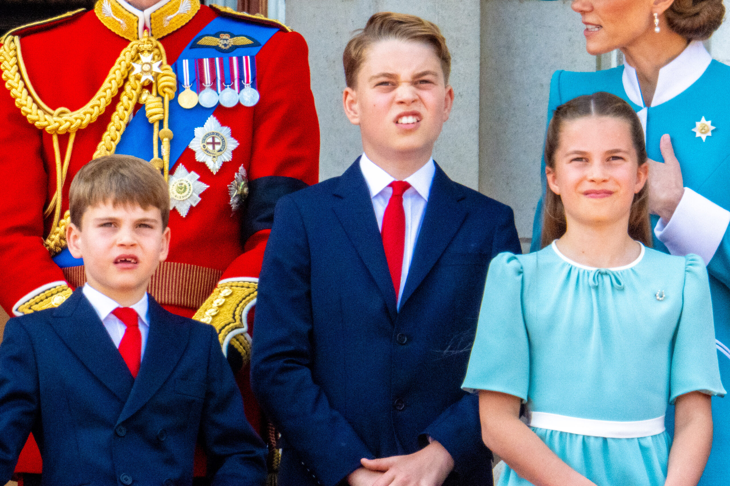 Prince Louis, Prince George and Princess Charlotte