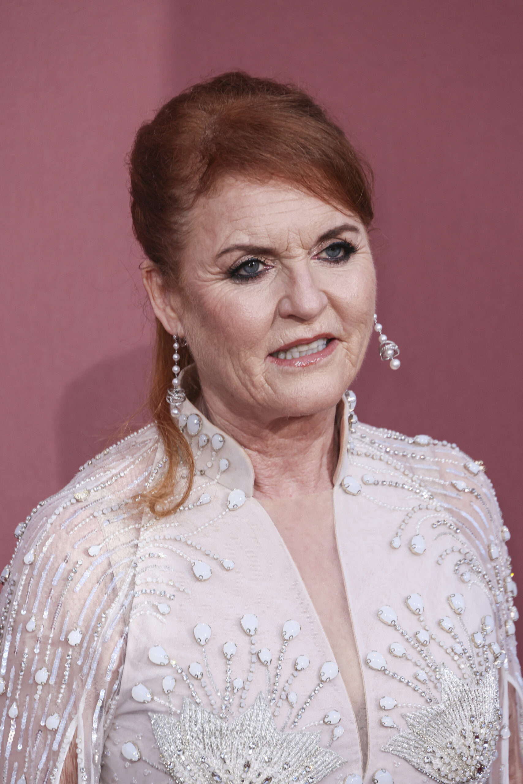 Sarah Ferguson grimacing