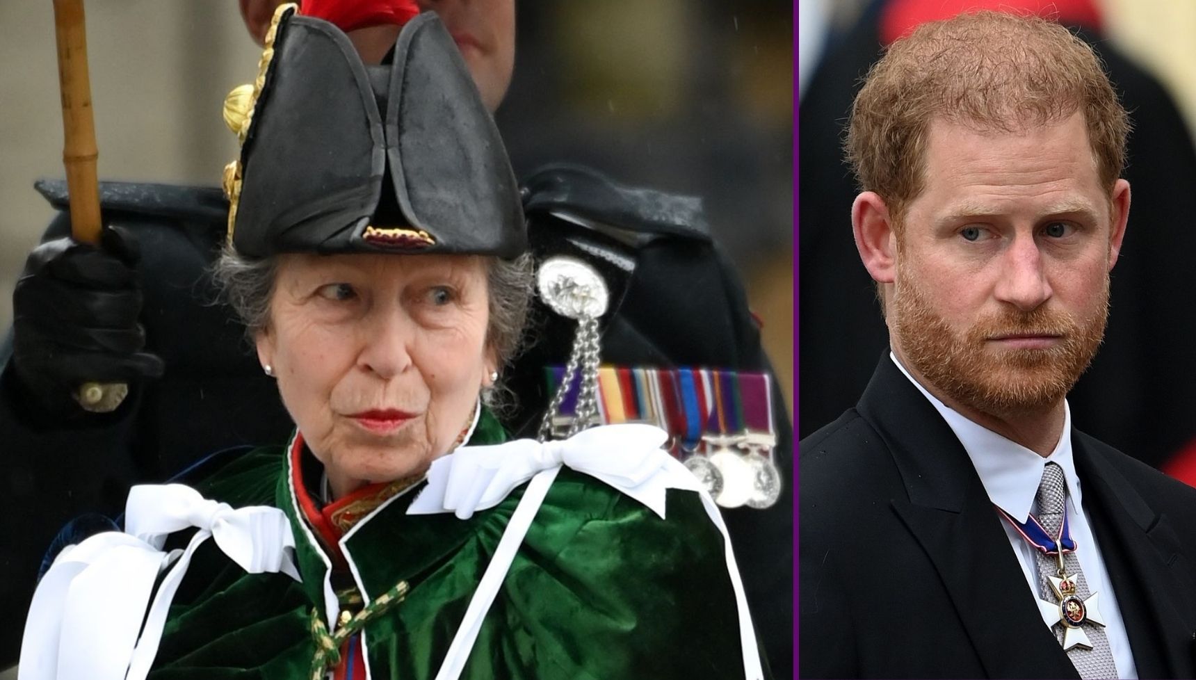 Princess Anne's 'concern' over hat at King Charles' coronation amid claims it 'obscured Prince Harry's view'