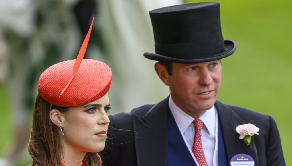 Princess Eugenie and Jack Brooksbank at races