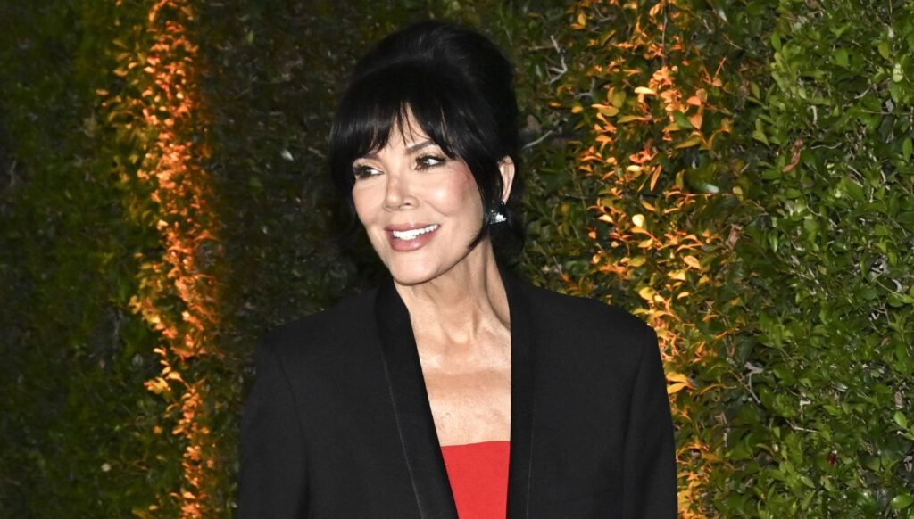 Kris Jenner smiling at event