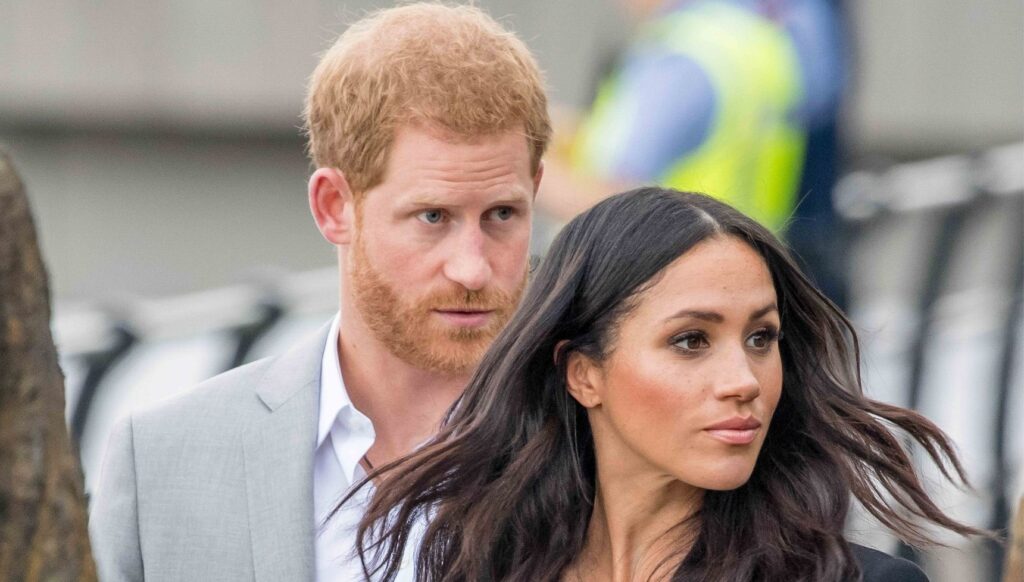Prince Harry and Meghan Markle on engagement