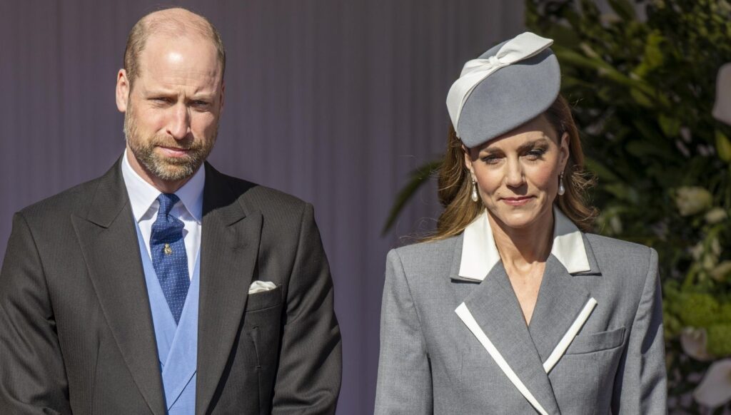Prince William and Kate Middleton during state visit