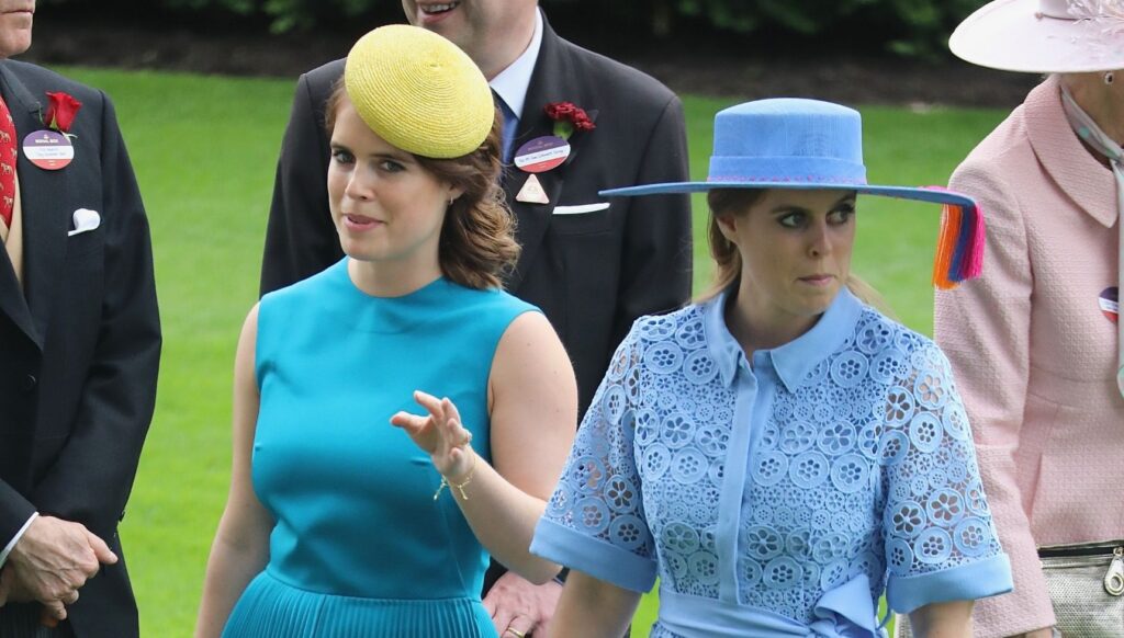 Princesses Eugenie and Beatrice at Royal Ascot