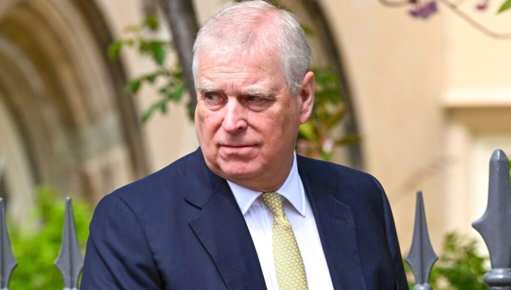 Andrew Mountbatten-Windsor at royal Easter service