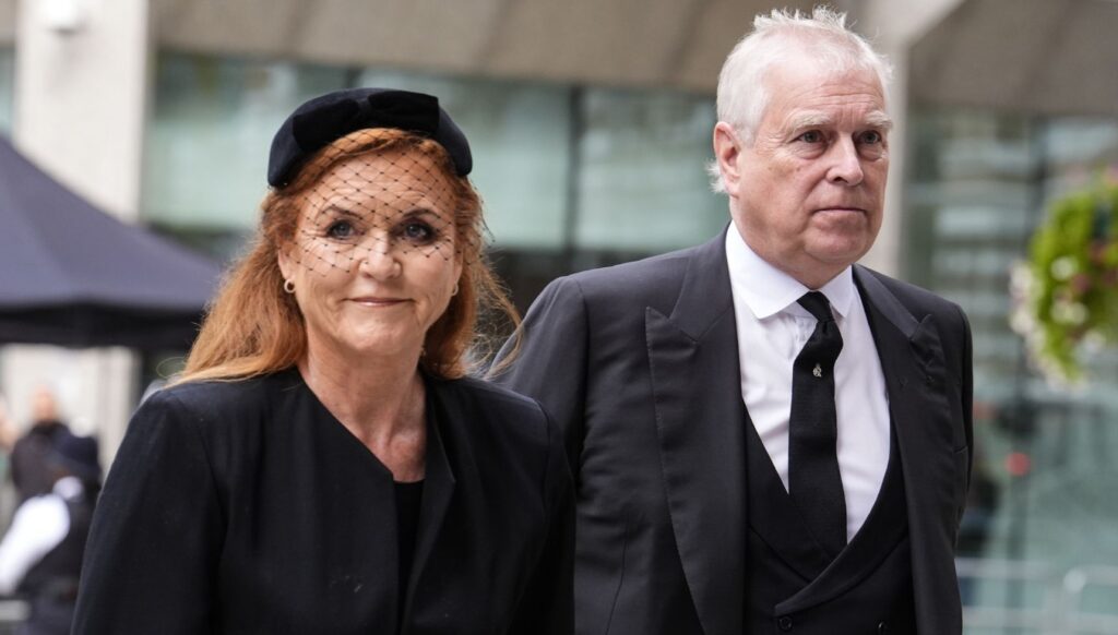 Sarah Ferguson and Andrew Mountbatten-Wiindsor 