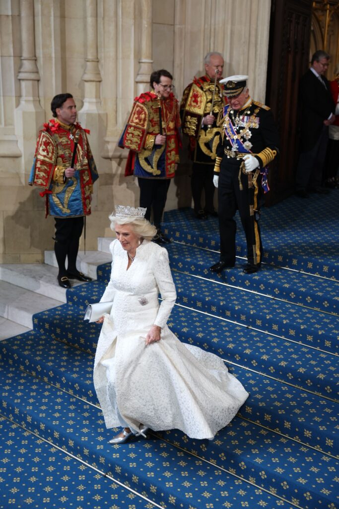 King Charles and Queen Camilla at State Opening of Parliament