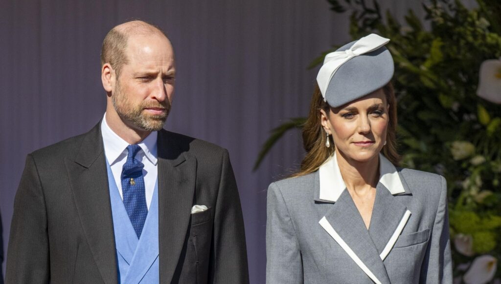 Prince William and Kate Middleton during state visit